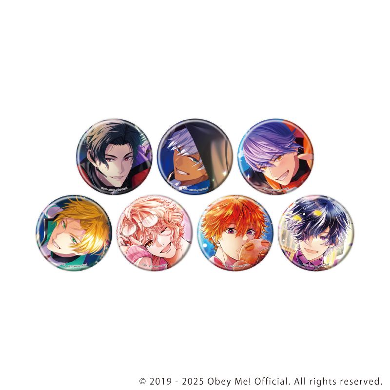 おべいみー 缶バッジ Obey Me! Nightbringer_缶バッジ24/BOX(全7種)(公式イラスト