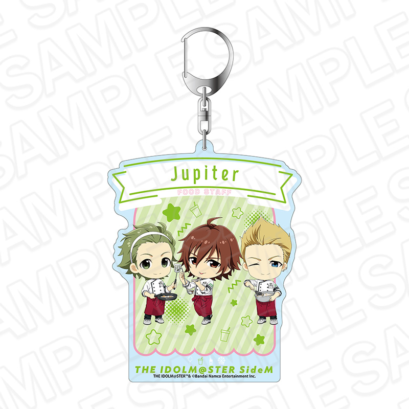 アイドルマスター SideM_デカキーホルダー Jupiter 遊園地 ミニキャラ ver.