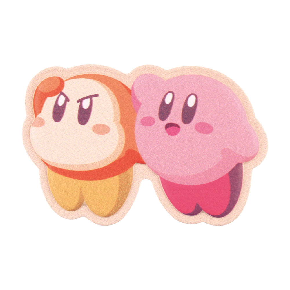 星のカービィ_レザー風ステッカー カービィ&ワドルディ