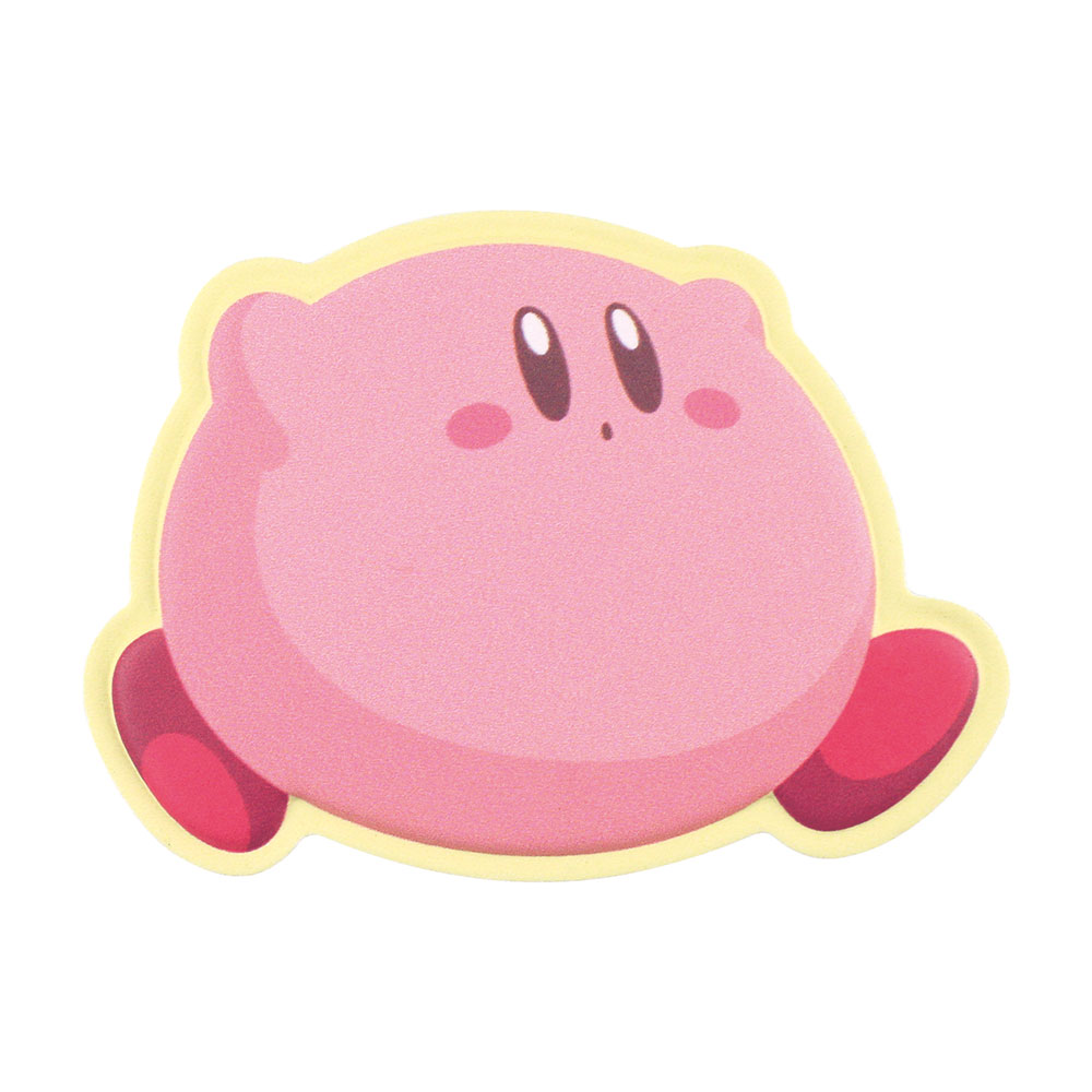 星のカービィ_レザー風ステッカー まんぷく