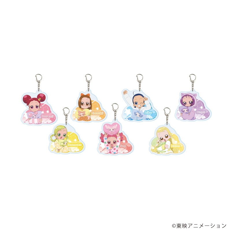 おジャ魔女どれみドッカ?ン！_アクリルキーホルダー21/パジャマver. BOX(全7種)(描き下ろしイラスト)【コンプリートBOX/7個入り】