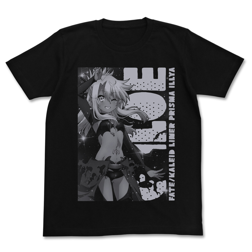 Fate/kaleid liner プリズマ☆イリヤ ツヴァイ ヘルツ!_M_クロエ Tシャツ/BLACK