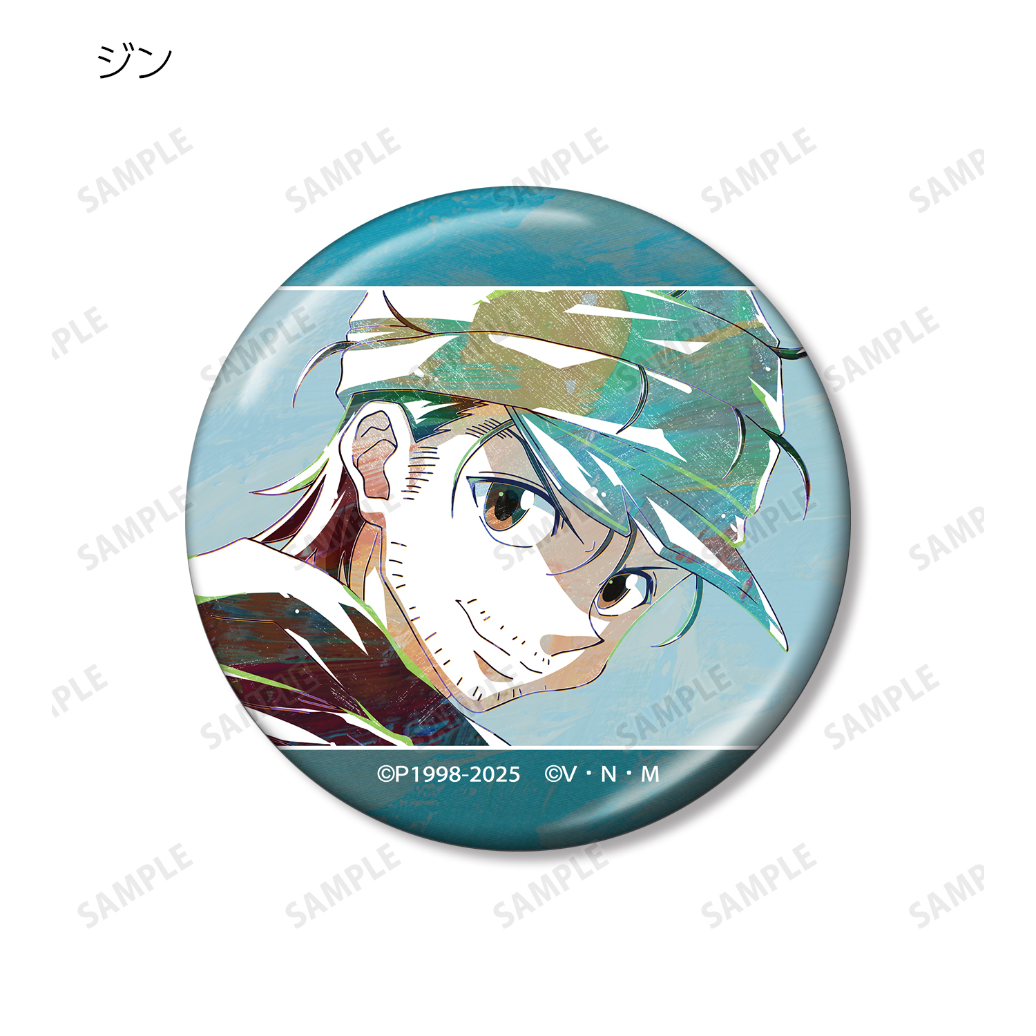 HUNTER×HUNTER Ani-Art 第3弾 メタリック缶バッジ　ジン HUNTER×HUNTER_トレーディング Ani-Art 第3弾 メタリック缶バッジ(単位