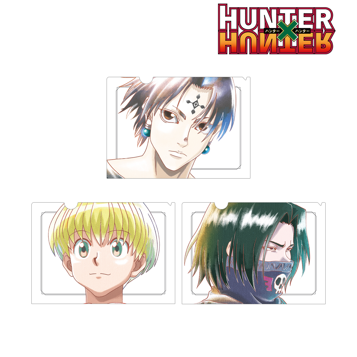 HUNTER×HUNTER_Ani-Art aqua label 第2弾 クリアファイル3枚セット ver.B