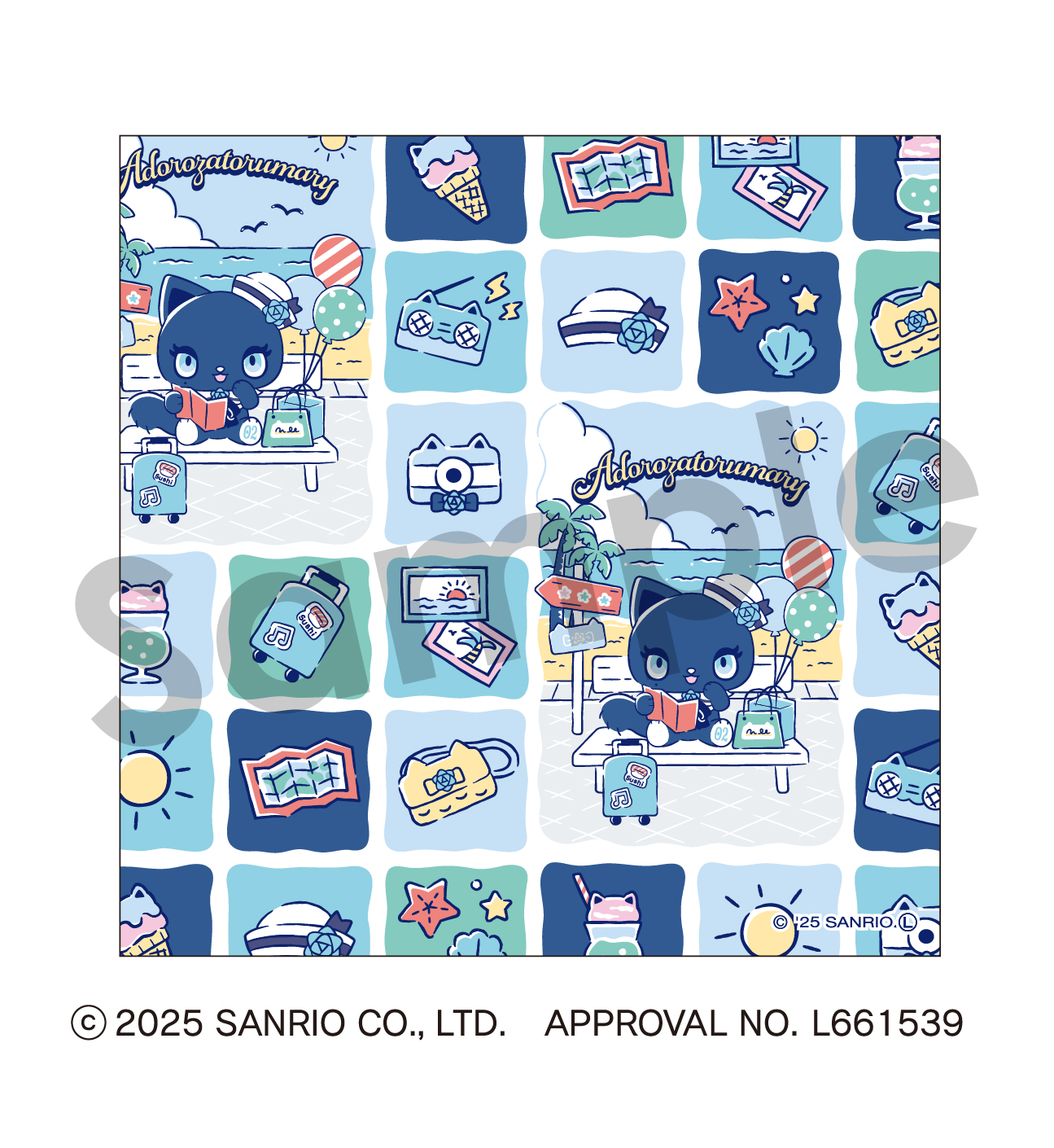 アドローザトルマリィ_裏紙メモ／パネル柄