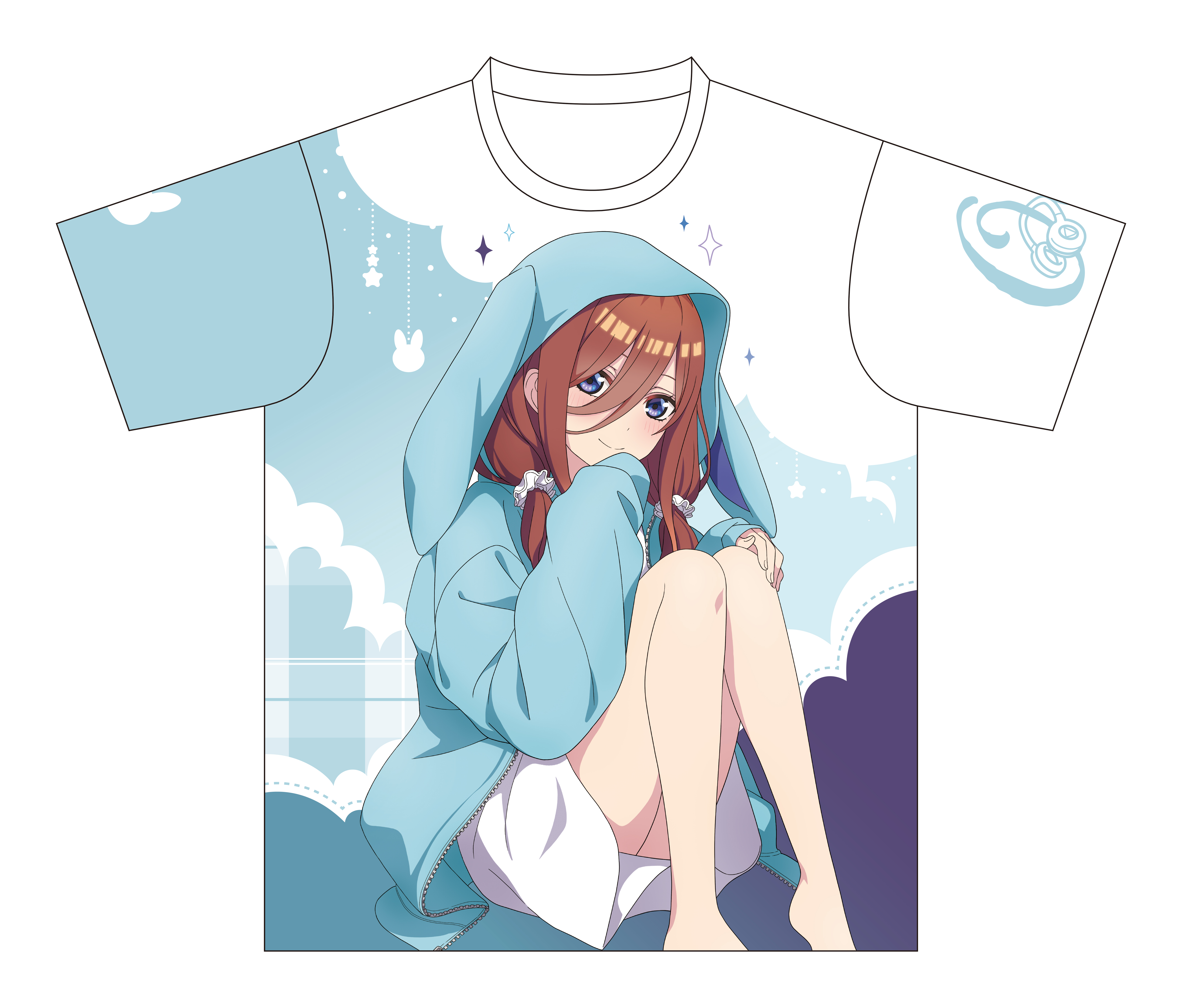 五等分の花嫁＊_フルグラフィックTシャツ／中野三玖