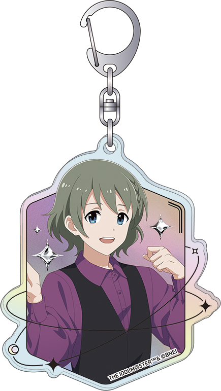 アイドルマスター SideM_ホログラムアクリルキーホルダー／卯月巻緒　サマーマーケット