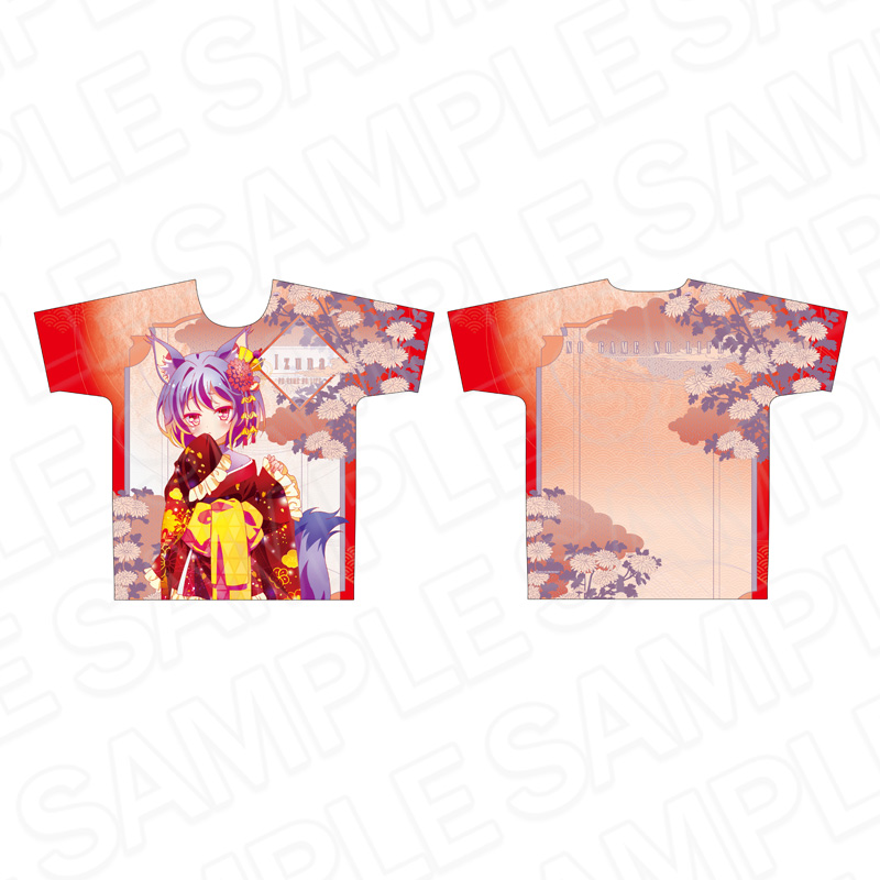 ノーゲーム・ノーライフ_フルグラフィックTシャツ 初瀬いづな 和服サイバー ver.