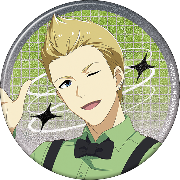 アイドルマスター SideM_グリッター缶バッジ／伊集院北斗　サマーマーケット