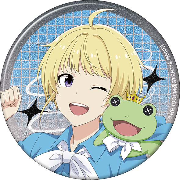 アイドルマスター SideM_グリッター缶バッジ／ピエール　サマーマーケット
