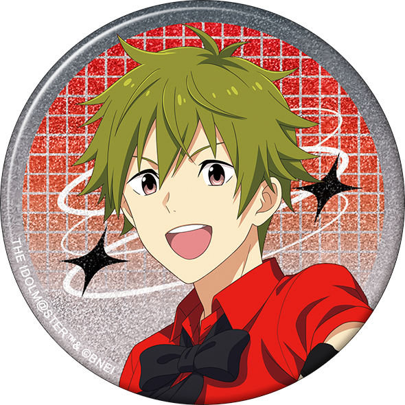 アイドルマスター SideM_グリッター缶バッジ／秋山隼人 サマー