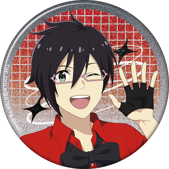 アイドルマスター SideM_グリッター缶バッジ／伊瀬谷四季　サマーマーケット