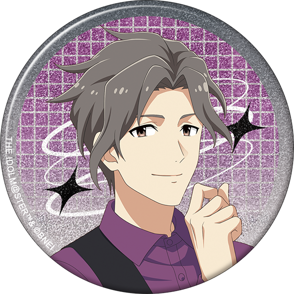 アイドルマスター SideM_グリッター缶バッジ／神谷幸広　サマーマーケット