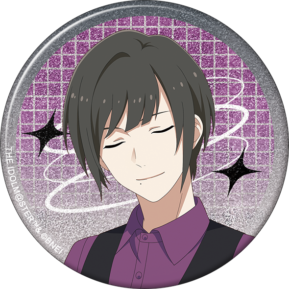 アイドルマスター SideM_グリッター缶バッジ／東雲荘一郎　サマーマーケット	