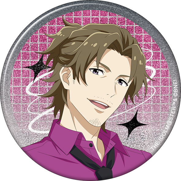 アイドルマスター SideM_グリッター缶バッジ／山下次郎　サマーマーケット
