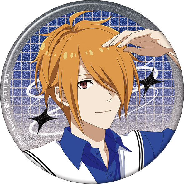 アイドルマスター SideM_グリッター缶バッジ／九十九一希　サマーマーケット