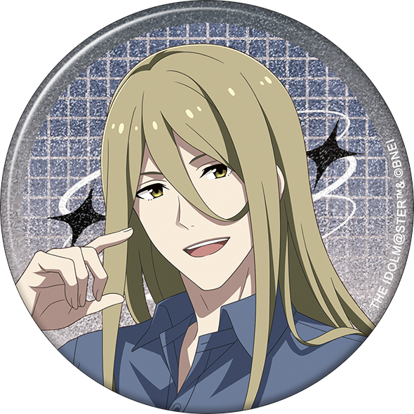 アイドルマスター SideM_グリッター缶バッジ／古論クリス　サマーマーケット	