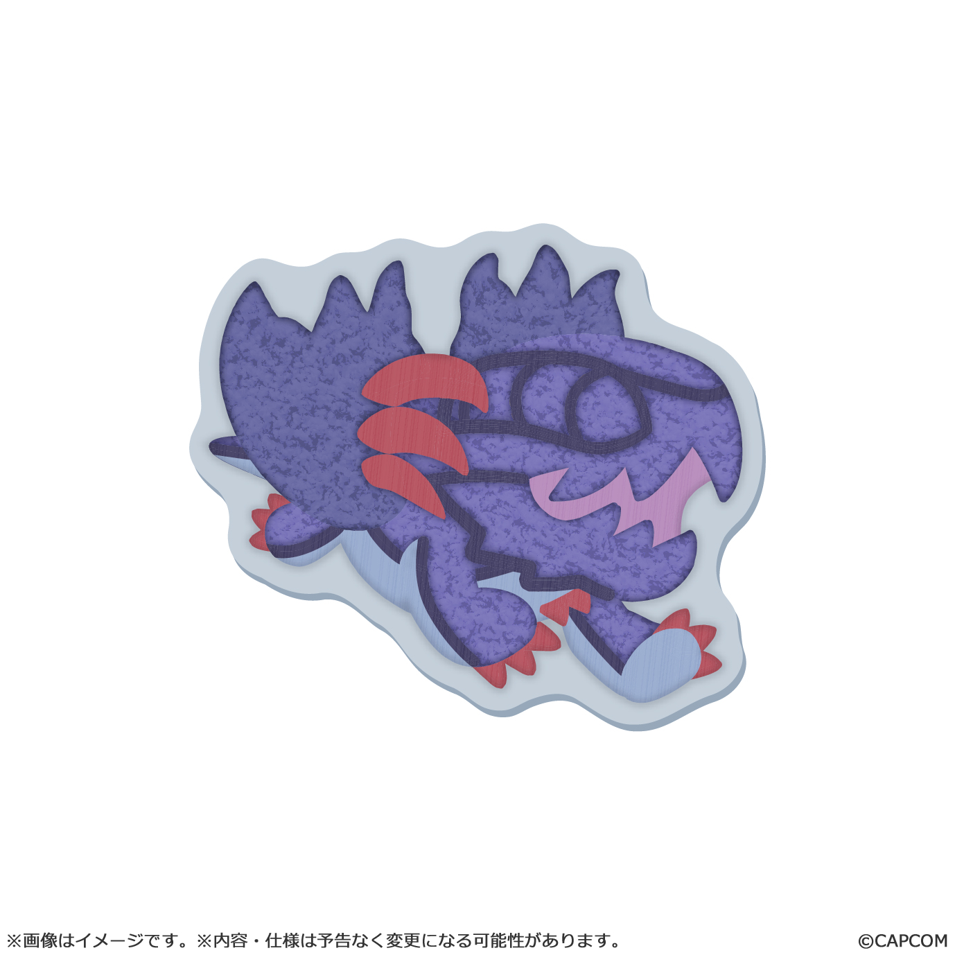 モンスターハンター_モンでふぉ サガラ刺繍ステッカー ゴア・マガラ