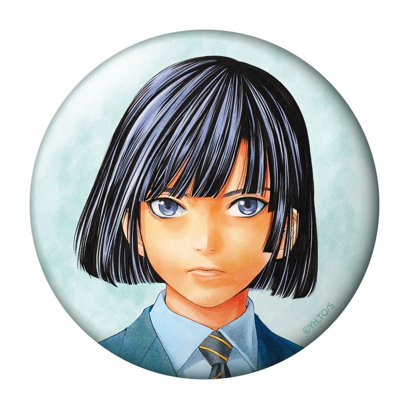 新品　ヒカルの碁　塔矢アキラ　コレクション缶バッジ　原作絵　小畑健展　2個セット ヒカルの碁_おっきめ缶バッジ / 塔矢アキラ | ヒカルの碁公式グッズ