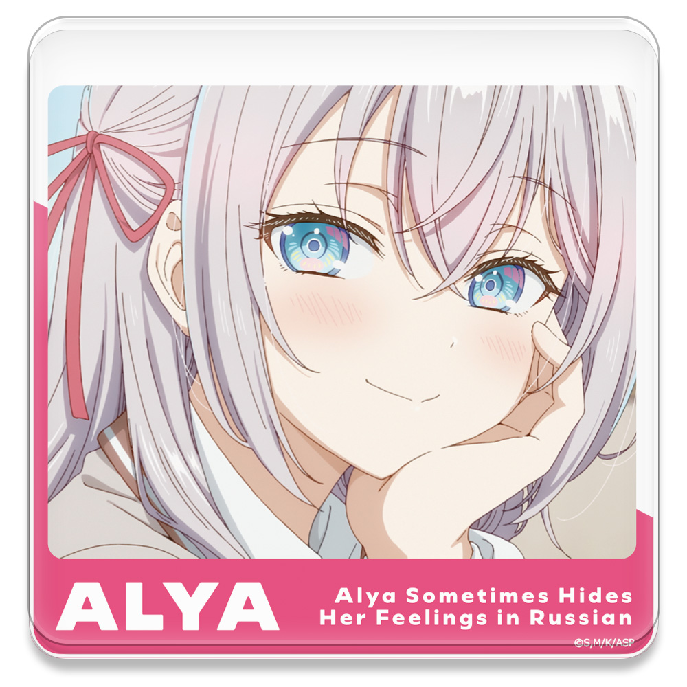 時々ボソッとロシア語でデレる隣のアーリャさん_アクリルコースター (スタンド付) アーリャ vol.1