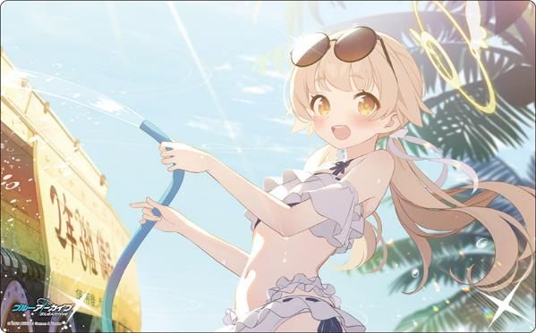 R*N様 ブルアカ 水着ヒフミ ファンアート 色紙 ブルーアーカイブ -Blue Archive-_ブシロード ラバーマット