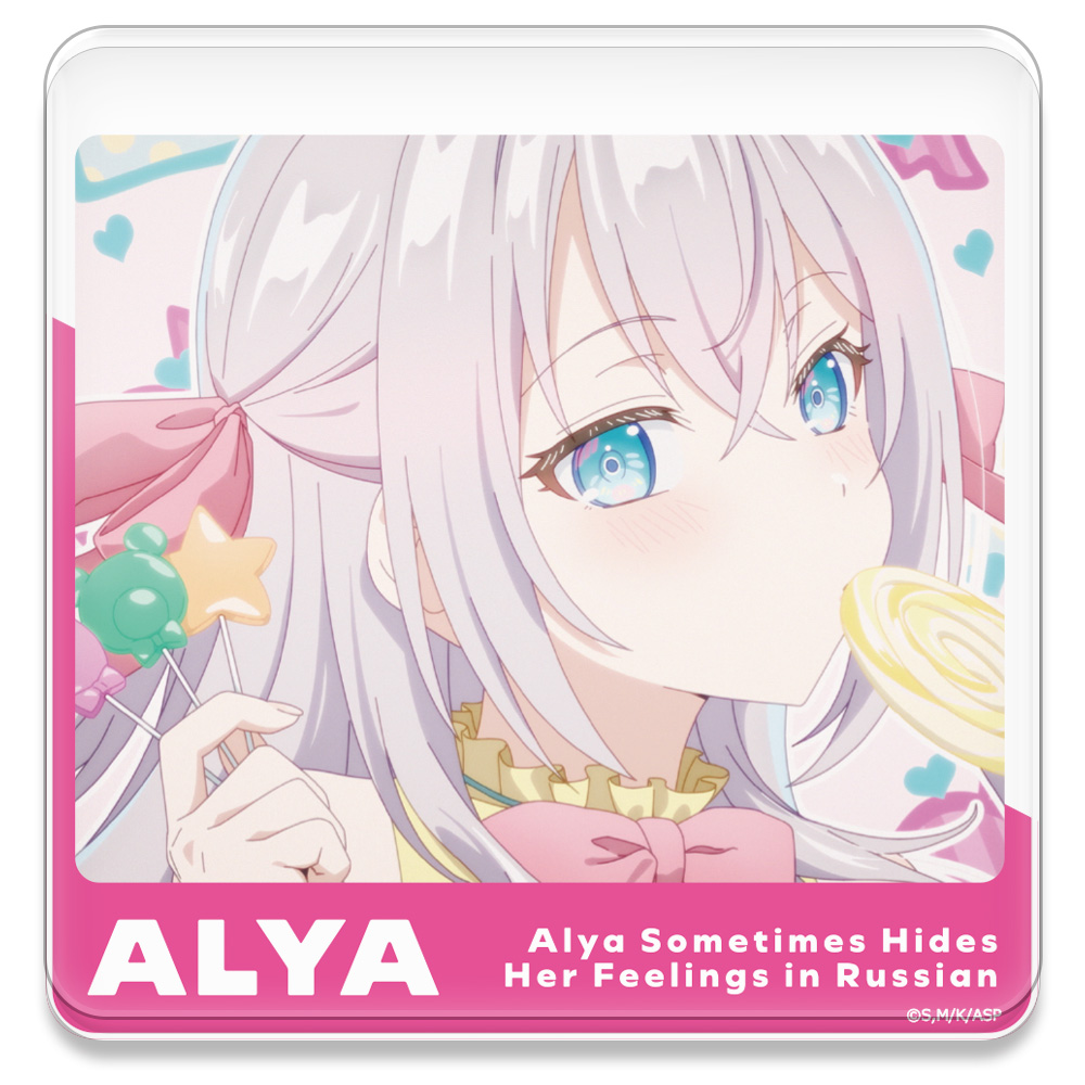 時々ボソッとロシア語でデレる隣のアーリャさん_アクリルコースター (スタンド付) アーリャ vol.3