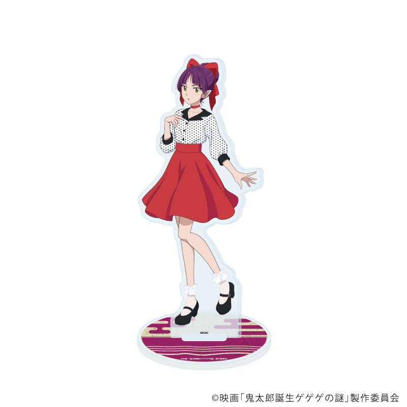 映画 鬼太郎誕生 ゲゲゲの謎_アクリルスタンド04/ねこ娘  レトロver.(描き下ろしイラスト)