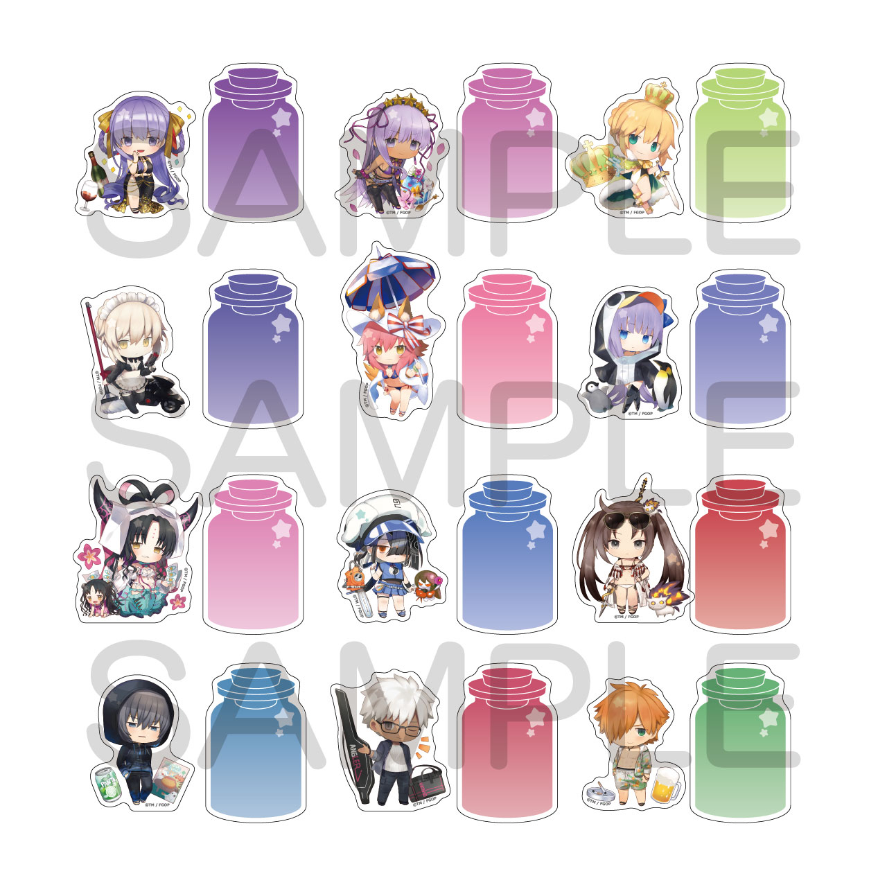Fate/Grand Order_きゃらとりあ ステッカーセット Vol.6