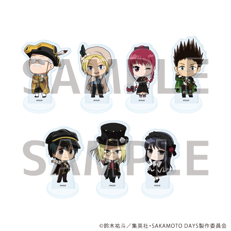 SAKAMOTO DAYS_アクリルぷちスタンド06/ゴシック風ver. BOX(全7種)(ミニキャライラスト)【コンプリートBOX/7個入り】