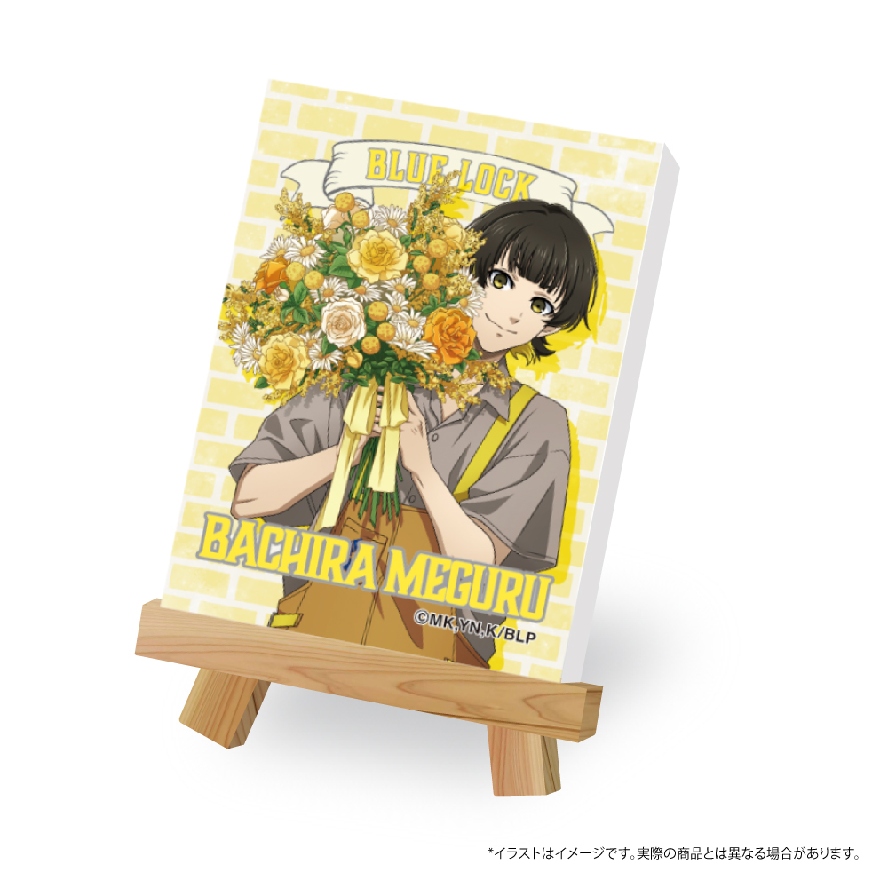 ブルーロック_キャンバスボードミニ 蜂楽 廻(お花屋さん)