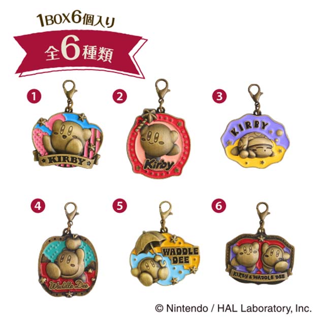 星のカービィ_レトロメタルチャームコレクション【BOX／6個入り】