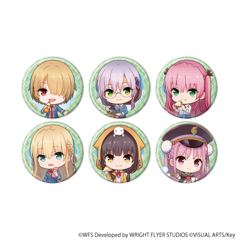 ヘブンバーンズレッド_缶バッジ18/ピクニックver. 第31A部隊 BOX(全6種)(ミニキャライラスト)【コンプリートBOX/6個入り】