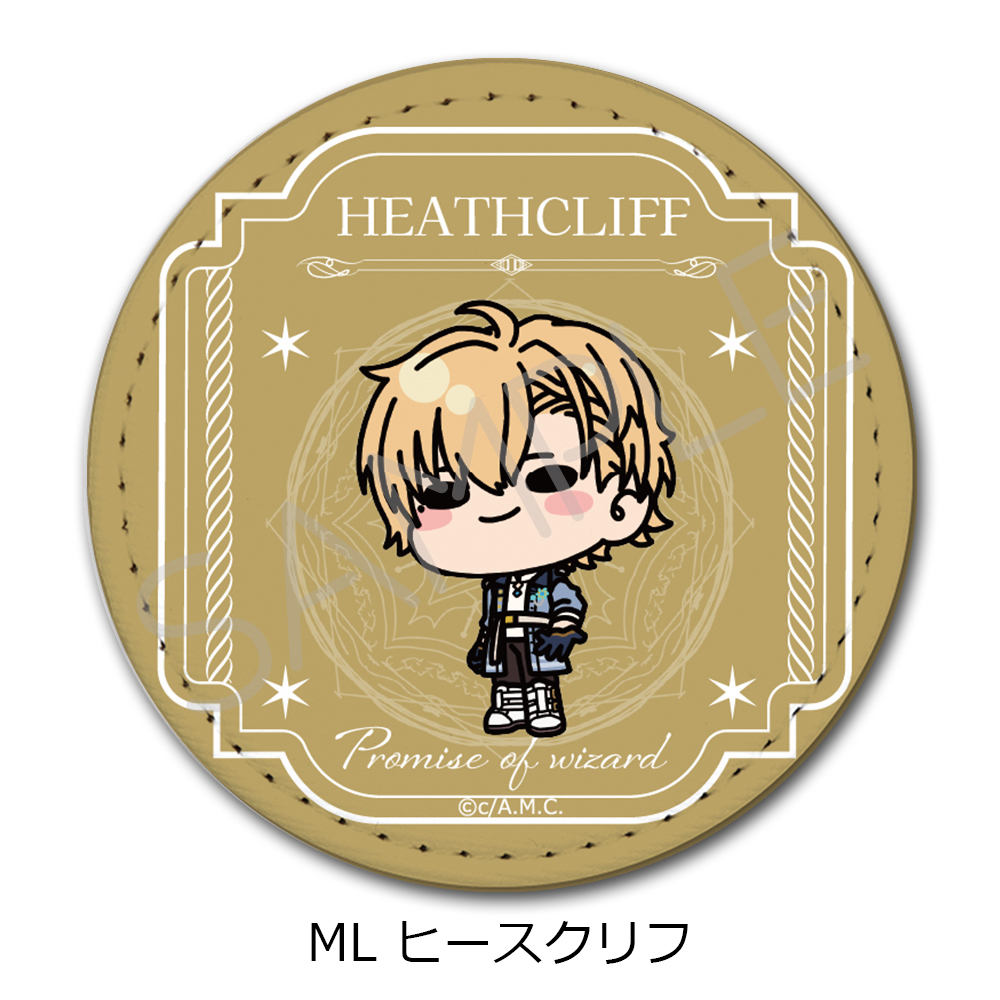 魔法使いの約束_レザーバッジ(丸形) ML ヒースクリフ
