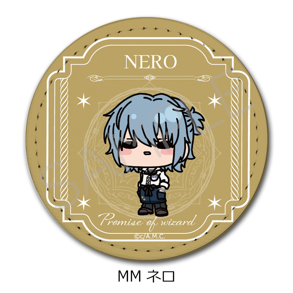 魔法使いの約束_レザーバッジ(丸形) MM ネロ