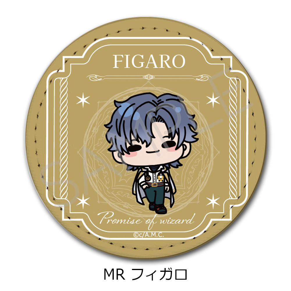 魔法使いの約束_レザーバッジ(丸形) MR フィガロ
