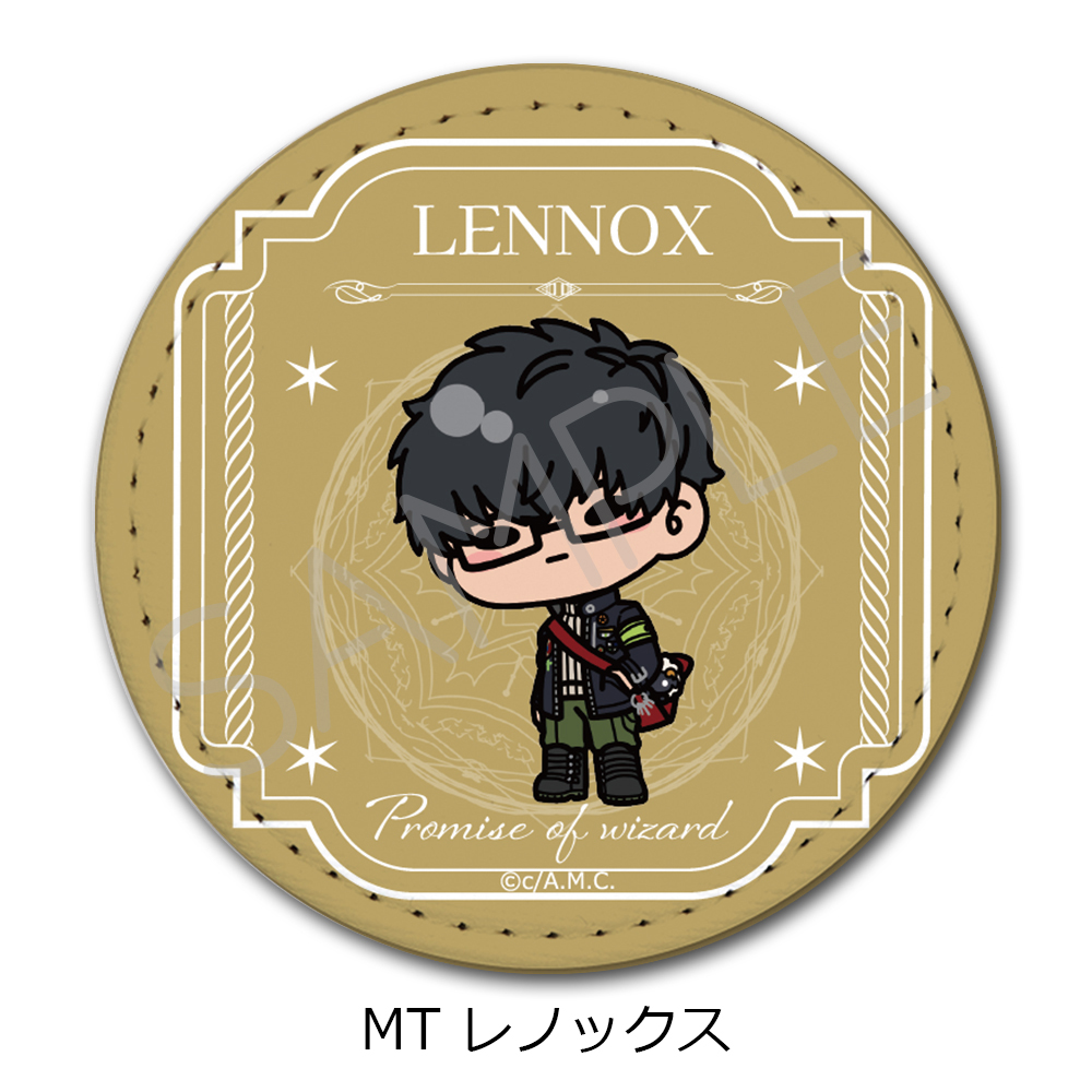 魔法使いの約束_レザーバッジ(丸形) MT レノックス