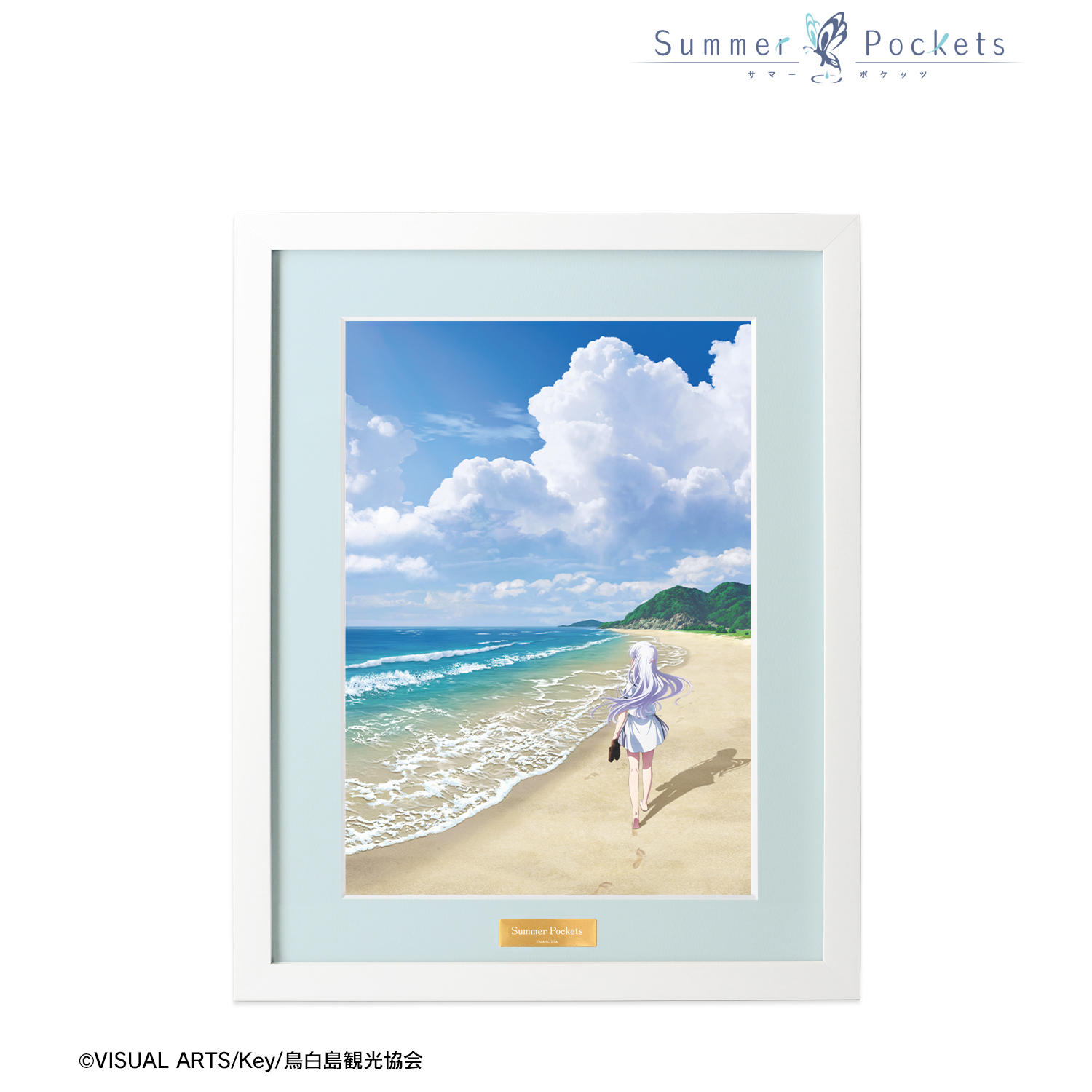 Summer Pockets_ティザービジュアル キャラファイングラフ