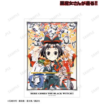 黒魔女さんが通る!!_アクリルスタンド02/黒鳥千代子＆ギュービッドB