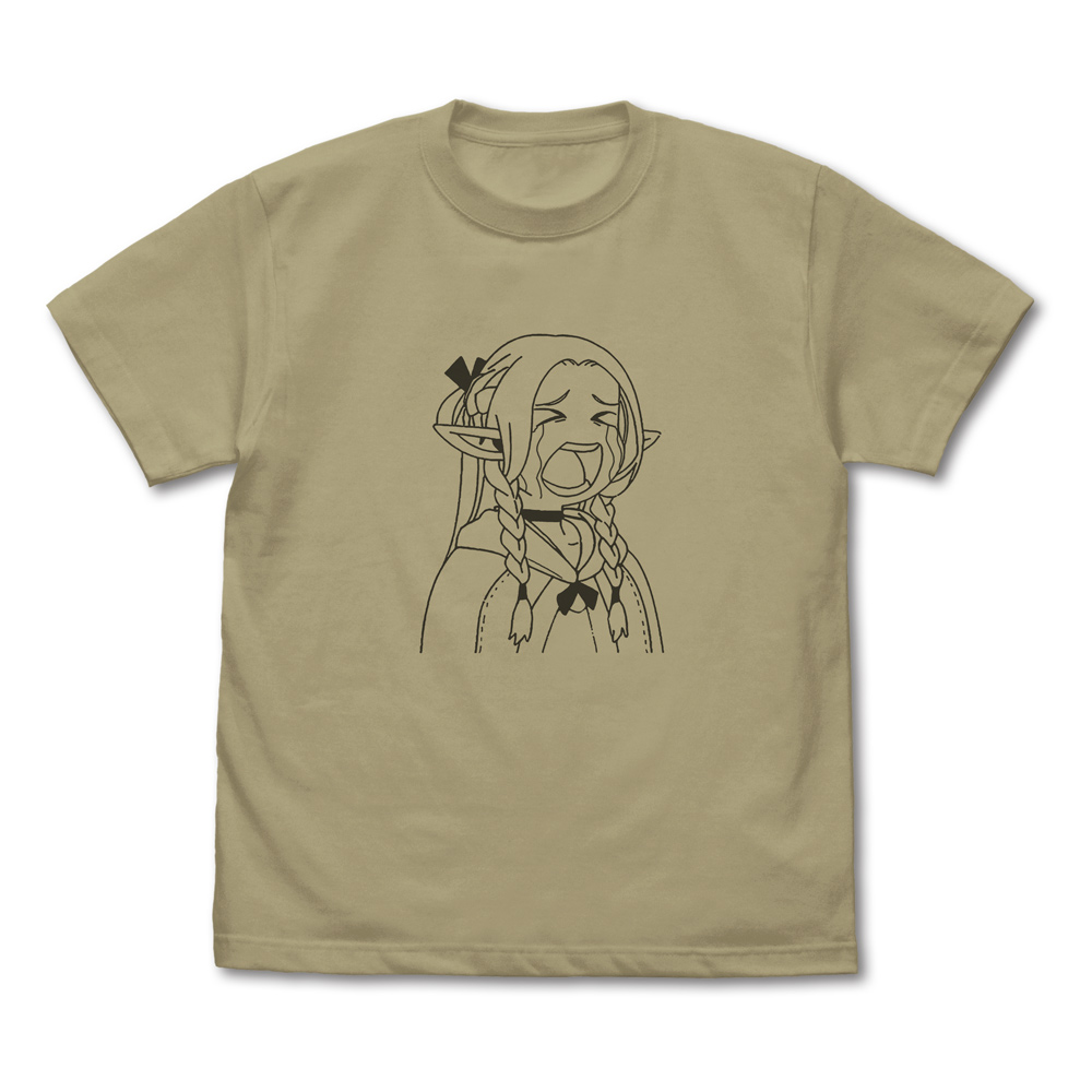 ダンジョン飯_Mサイズ_マルシルの「こりッごり!!」 Tシャツ/SAND KHAKI