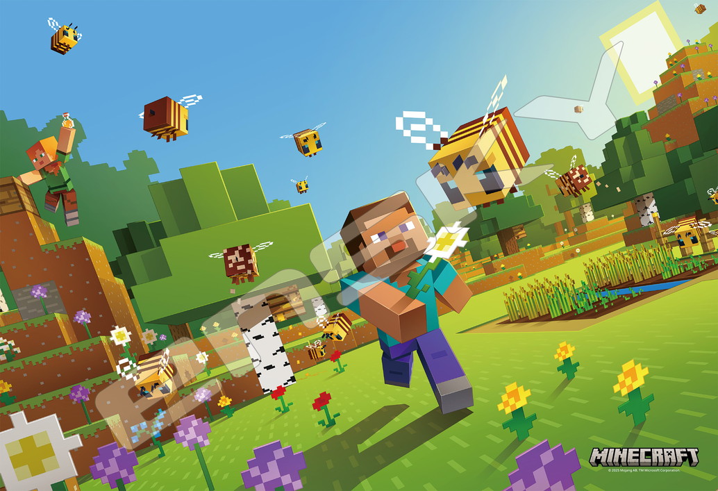 MINECRAFT_ジグソーパズル 300ピース 300-ML09 Honey Bees