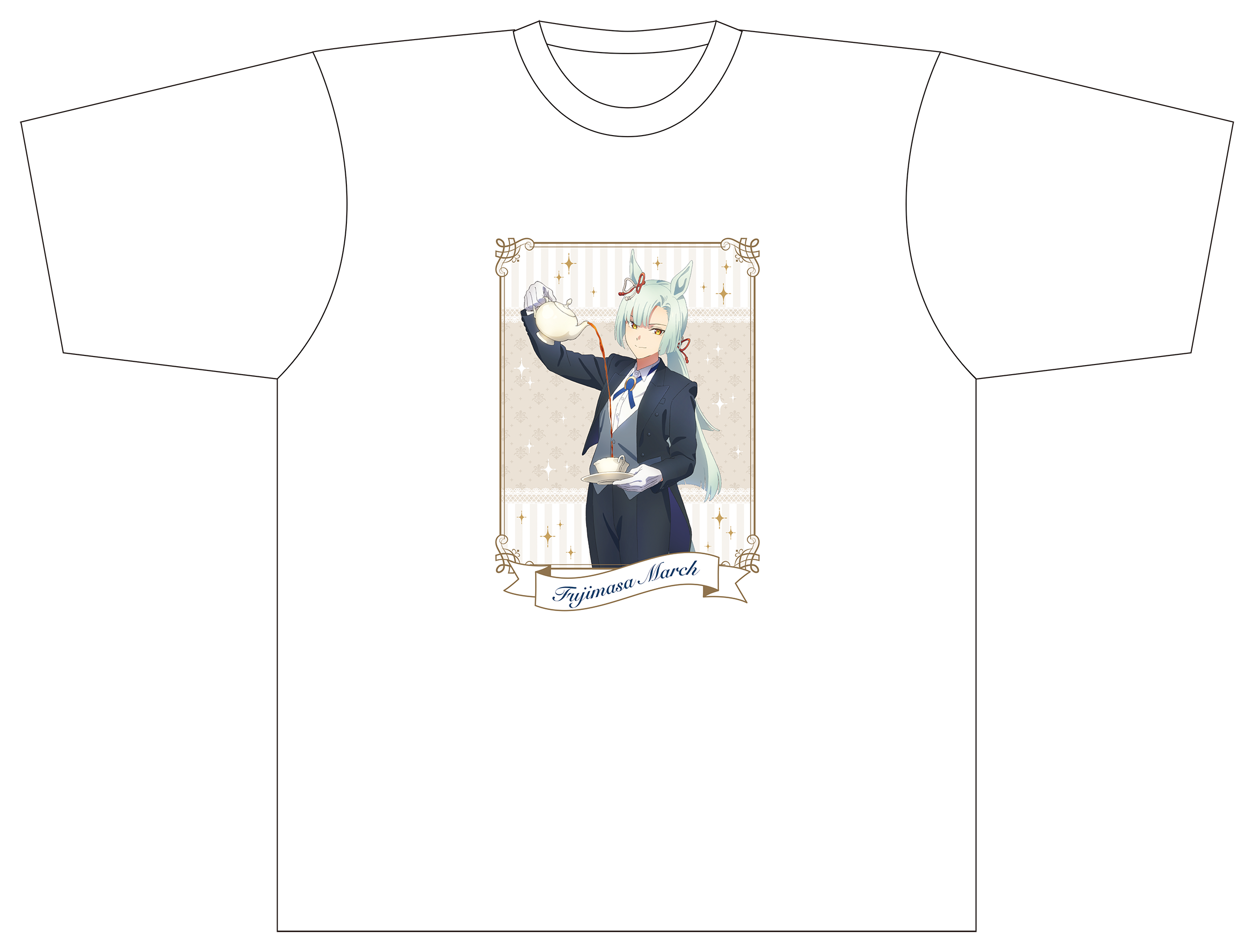 ウマ娘 シンデレラグレイ_Tシャツ／フジマサマーチ　?聖蹄祭へようこそ！トレセン学園メイド喫茶?