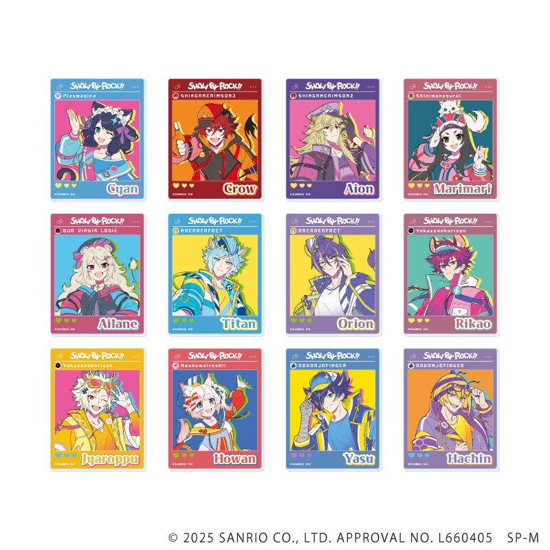 SHOW BY ROCK!!_アクリルカード 41/カラフルポップver. BOX(全12種)(描き下ろしイラスト)【コンプリートBOX/12個入り】