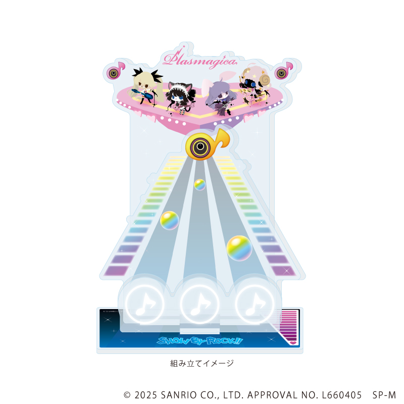 SHOW BY ROCK!!_プレミアム アクリルジオラマプレート 27/プラズマジカ(公式イラスト)