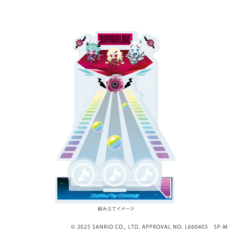 SHOW BY ROCK!!_プレミアム アクリルジオラマプレート 32/BUD VIRGIN LOGIC(公式イラスト)