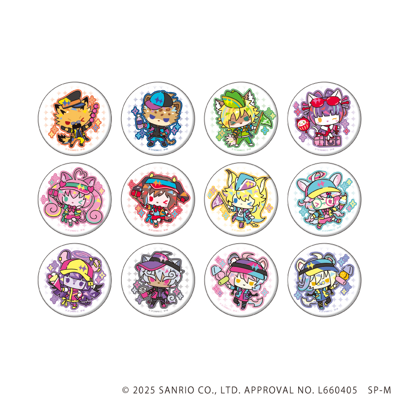 SHOW BY ROCK!!_缶バッジ 49/カラフルポップver. BOX(全12種)(描き下ろしイラスト)【コンプリートBOX/12個入り】