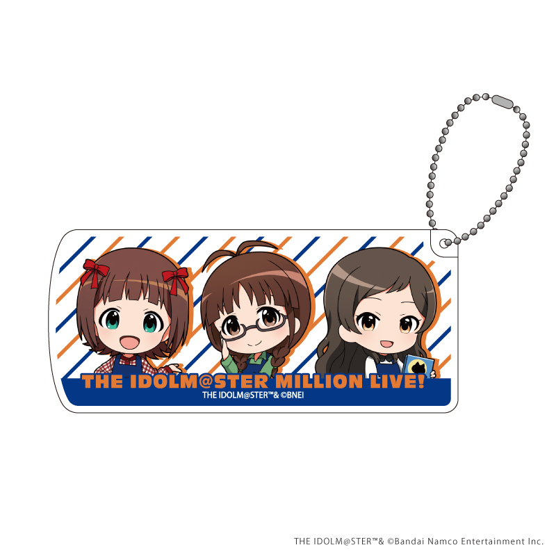 アイドルマスター ミリオンライブ！_スライド式小物ケース 01/天海 春香＆秋月 律子＆北沢 志保 エプロンver.(ミニキャライラスト)