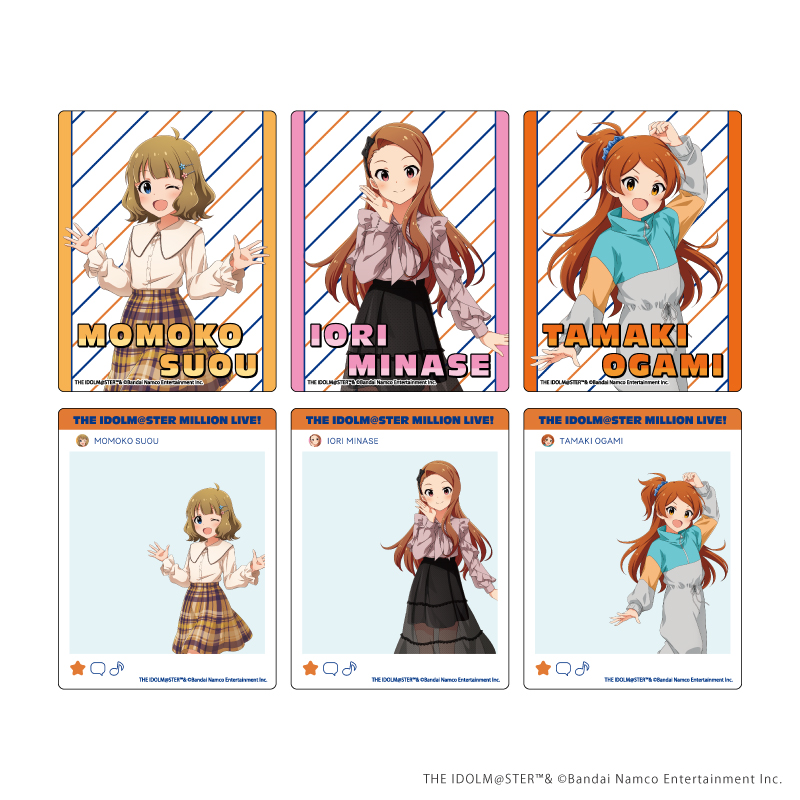 アイドルマスター ミリオンライブ！_アクリルカード 02/私服ver. BOX(全6種)(描き下ろしイラスト)【コンプリートBOX/6個入り】
