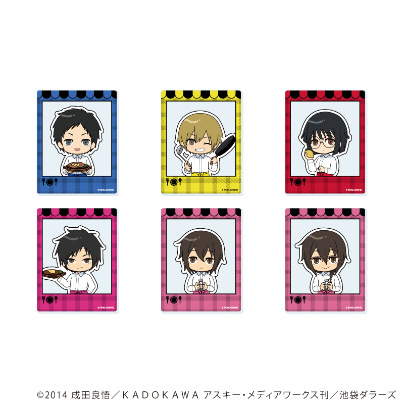 デュラララ!!×2_アクリルカード02/BOX(全6種)(POP Artイラスト)【コンプリートBOX/6個入り】