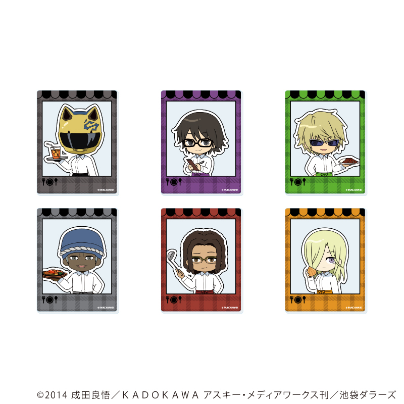 デュラララ!!×2_アクリルカード03/BOX(全6種)(POP Artイラスト)【コンプリートBOX/6個入り】