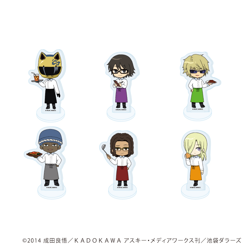 デュラララ!!×2_アクリルぷちスタンド06/BOX(全6種)(POP Artイラスト)【コンプリートBOX/6個入り】